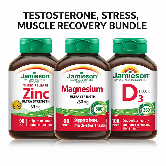 Jamieson Testosterone Stress Muscle Recovery Bundle