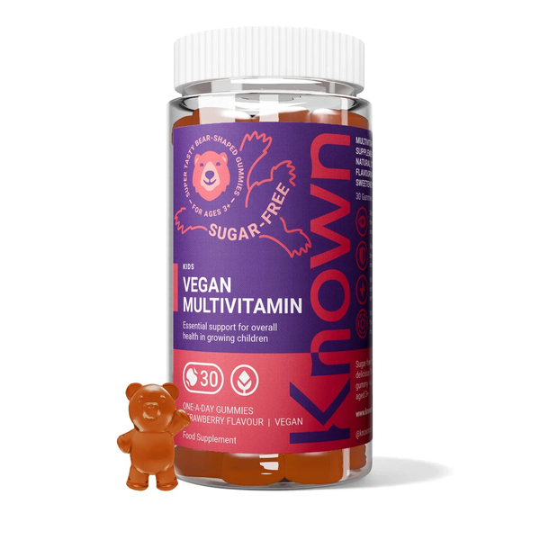 Known Nutrition Kids Multivitamin Complex Vegan Gummy Supplement x 30