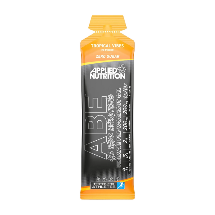 Applied Nutrition ABE supplement packaging on a gray background