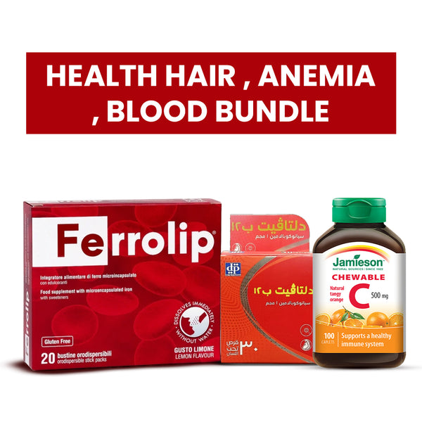كومبو صحة الشعر و الانيميا و رفع مخزون الحديد