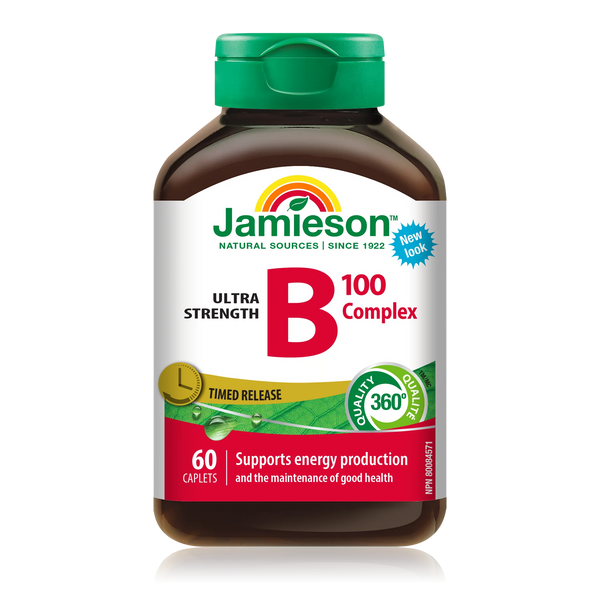 Jamieson B Complex 100 Timed Release , 60 Caplets | SUPPLEMENTO