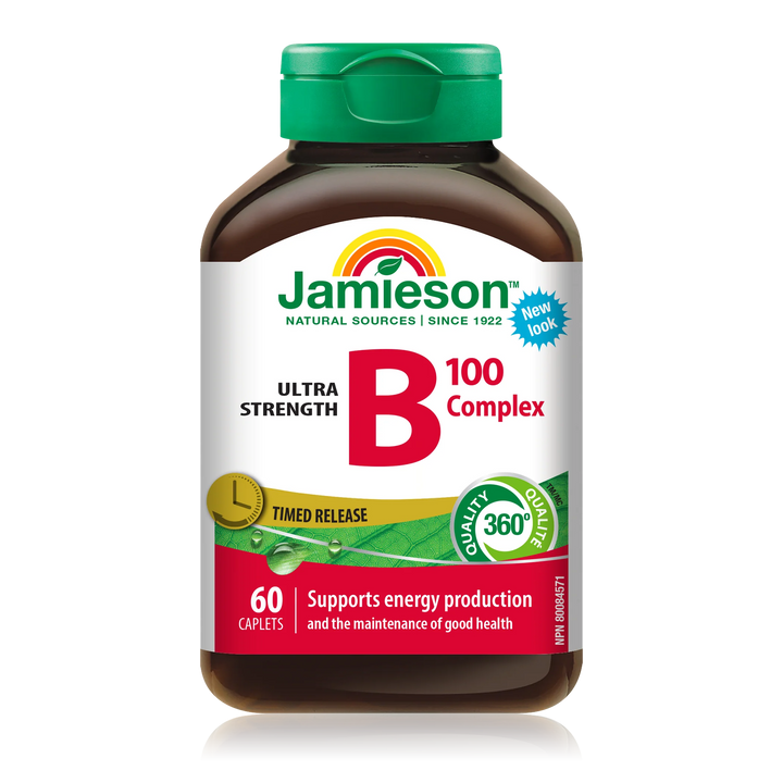 Jamieson B Complex 100 Timed Release , 60 Caplets | SUPPLEMENTO