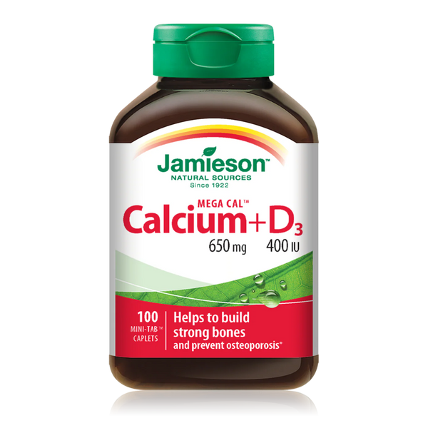 Jamieson MEGA CAL™ | CALCIUM & VITAMIN D3 - 100| SUPPLEMENTO