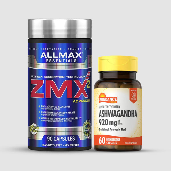 Ashwaganda , zmx Allmax Bundle