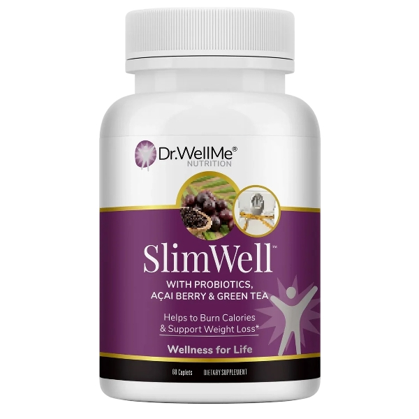 SlimWell - With Probiotics Acai Berry And Green Tea - 60 Caplets