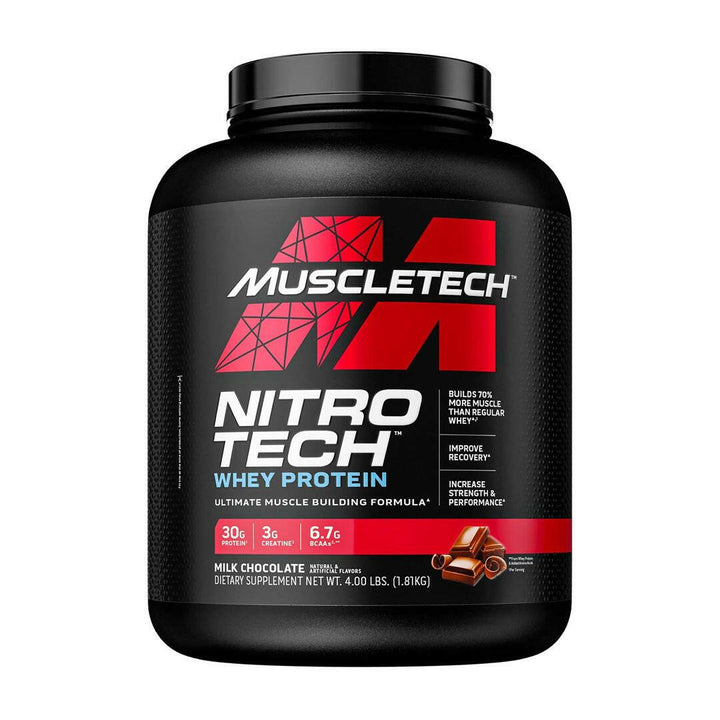 Muscletech Nitro Tech Whey Protein, 4 LB.