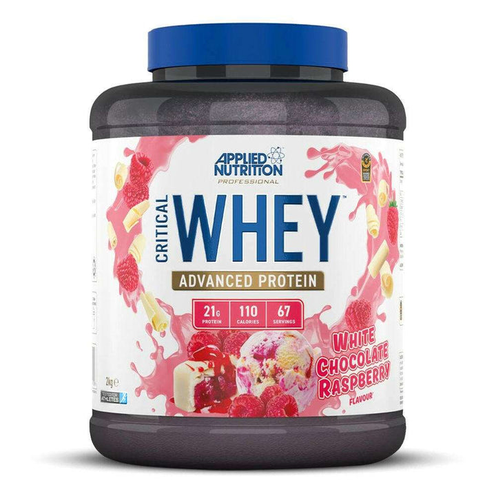 Applied Nutrition Critical Whey Blend Protein white chocolate raspberry
