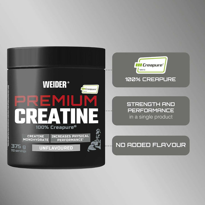 Weider PREMIUM CREATINE CREAPURE 375g - 110 scoops.